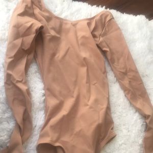Suntan leotard